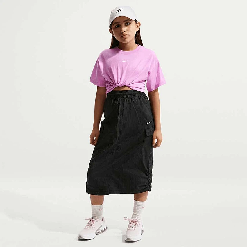 ДЕТСКА ТЕНИСКА ЗА МОМИЧЕ NIKE FZ5559-503 NSW TEE BOXY ESSNTL LBR